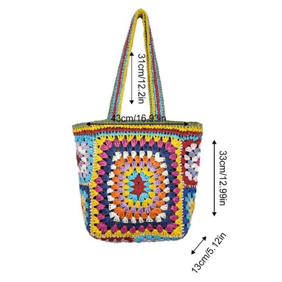 Colorful Crochet Bag - Picture 9 of 9